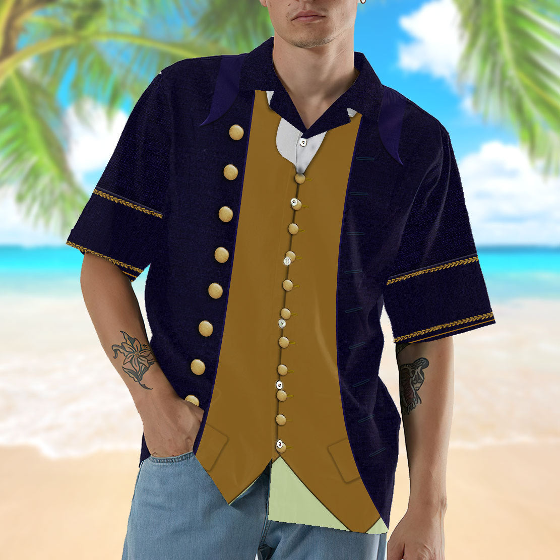 Custom James Madison Hawaii Shirt 9