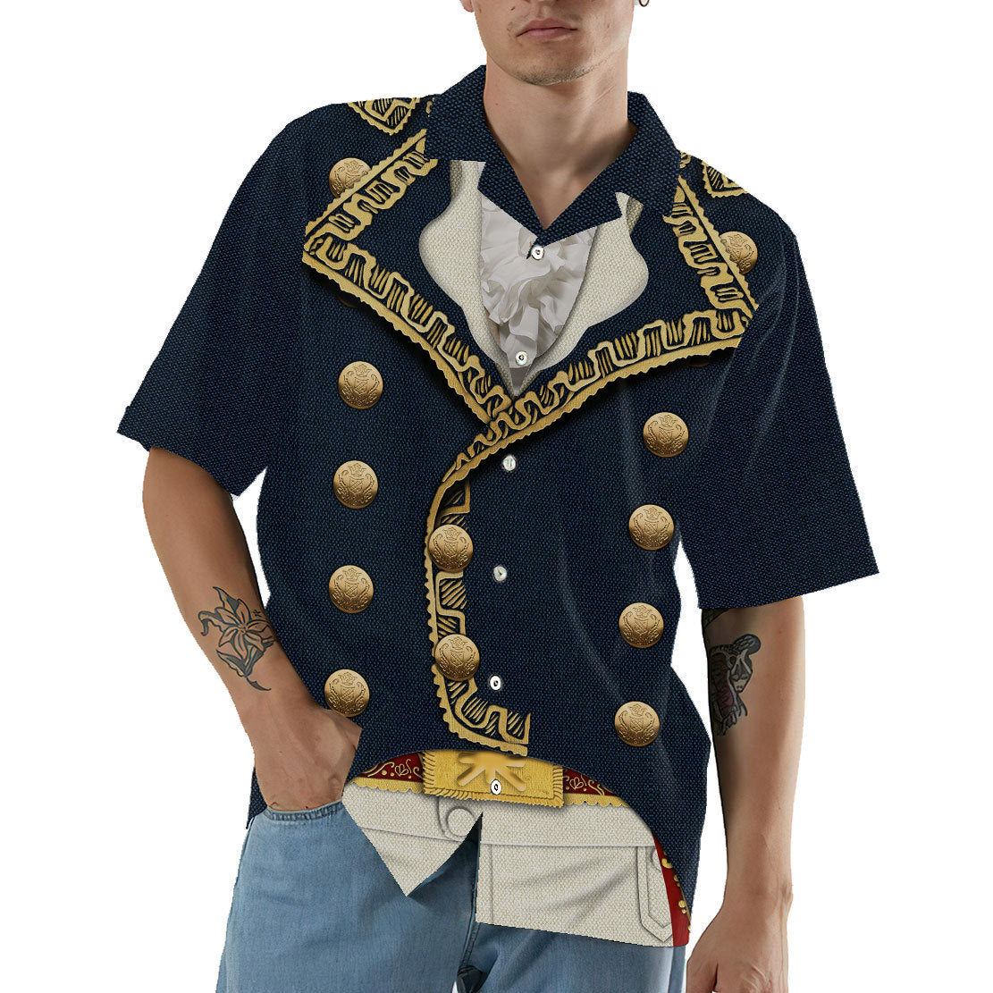 Custom Marquis De Lafayette Hawaii Shirt