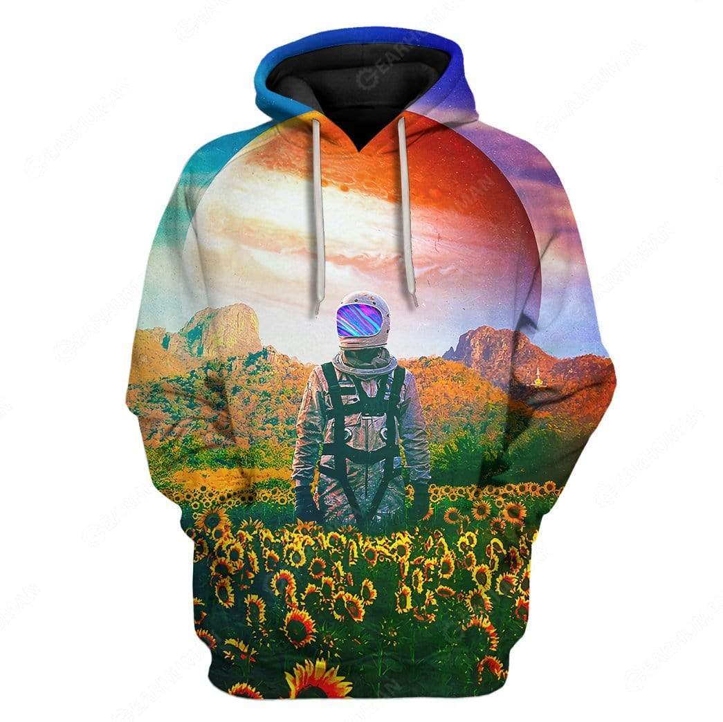 Custom Sunflowers and Astronauts Apparel