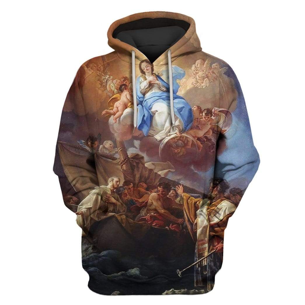 Custom T-shirt – Hoodies Coronation of the Virgin Mary Apparel