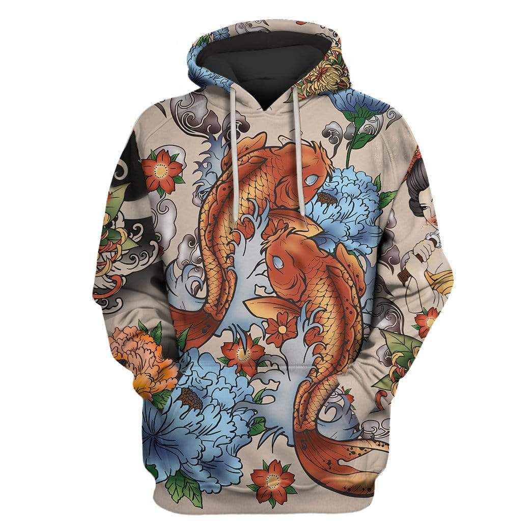 Custom T-shirt – Hoodies Japanese Style Tattoo Apparel