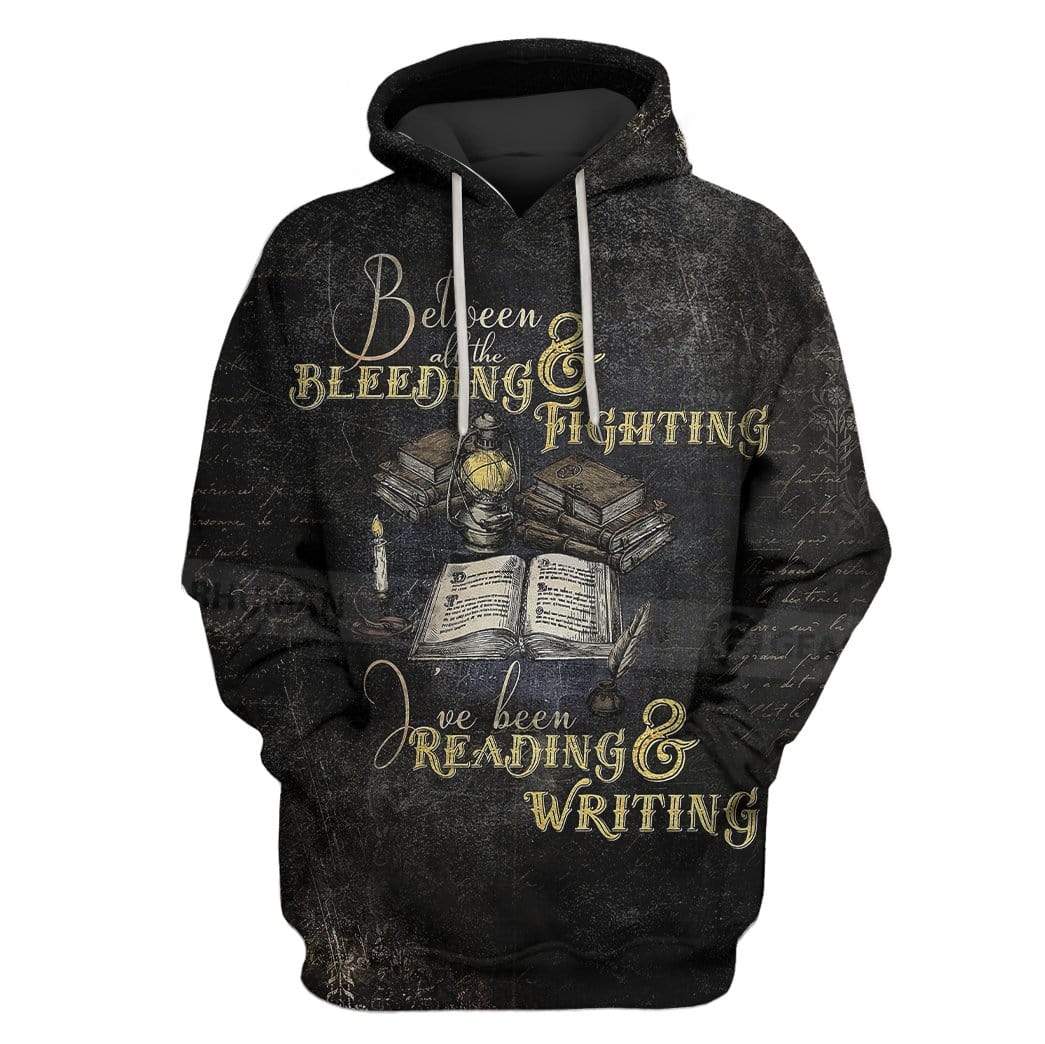 Custom T-shirt – Hoodies Lin-Manuel Miranda reading and writing Apparel