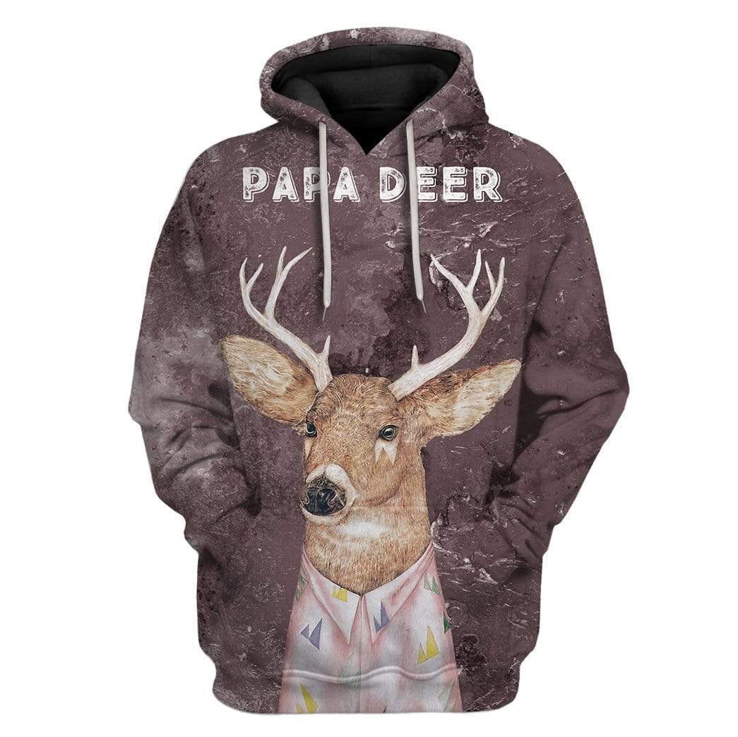 Custom T-shirt – Hoodies PAPA Deer