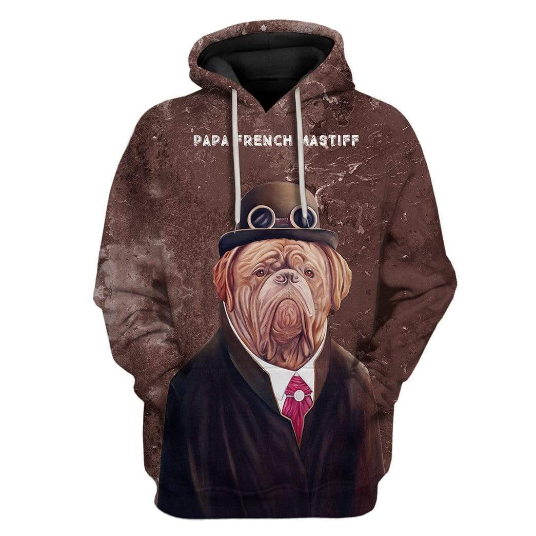 Custom T-shirt – Hoodies PAPA French Mastiff