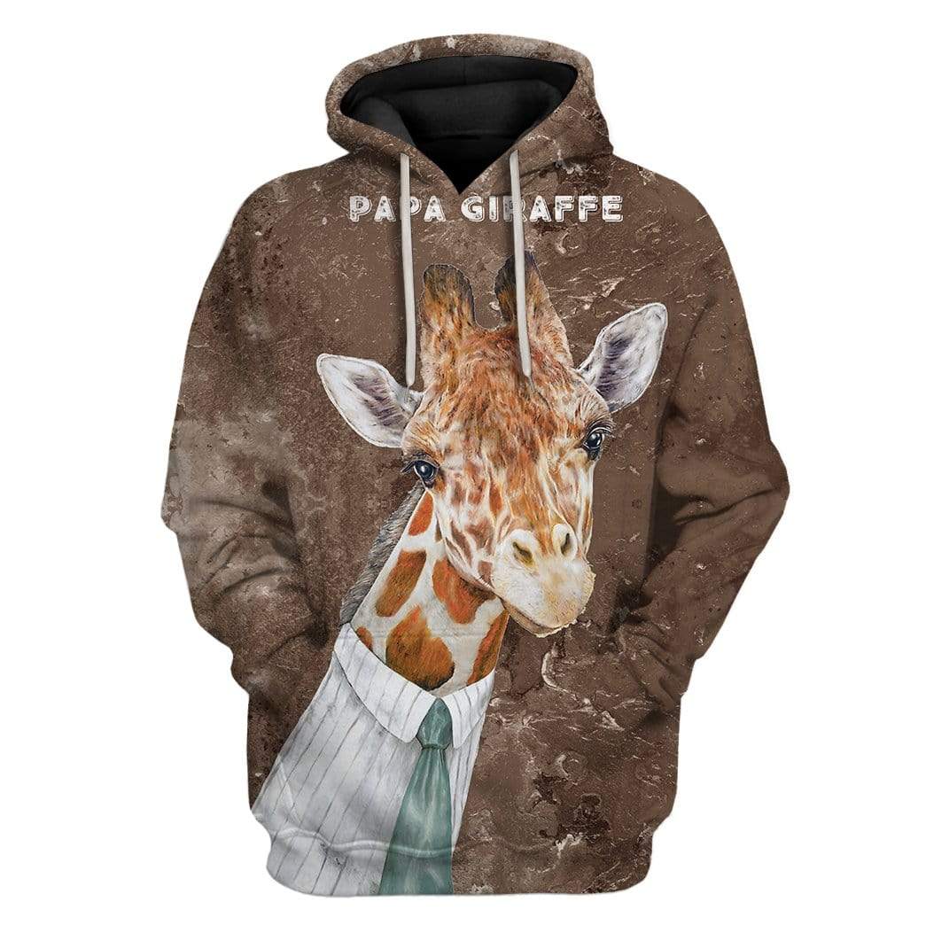 Custom T-shirt – Hoodies PAPA Giraffe