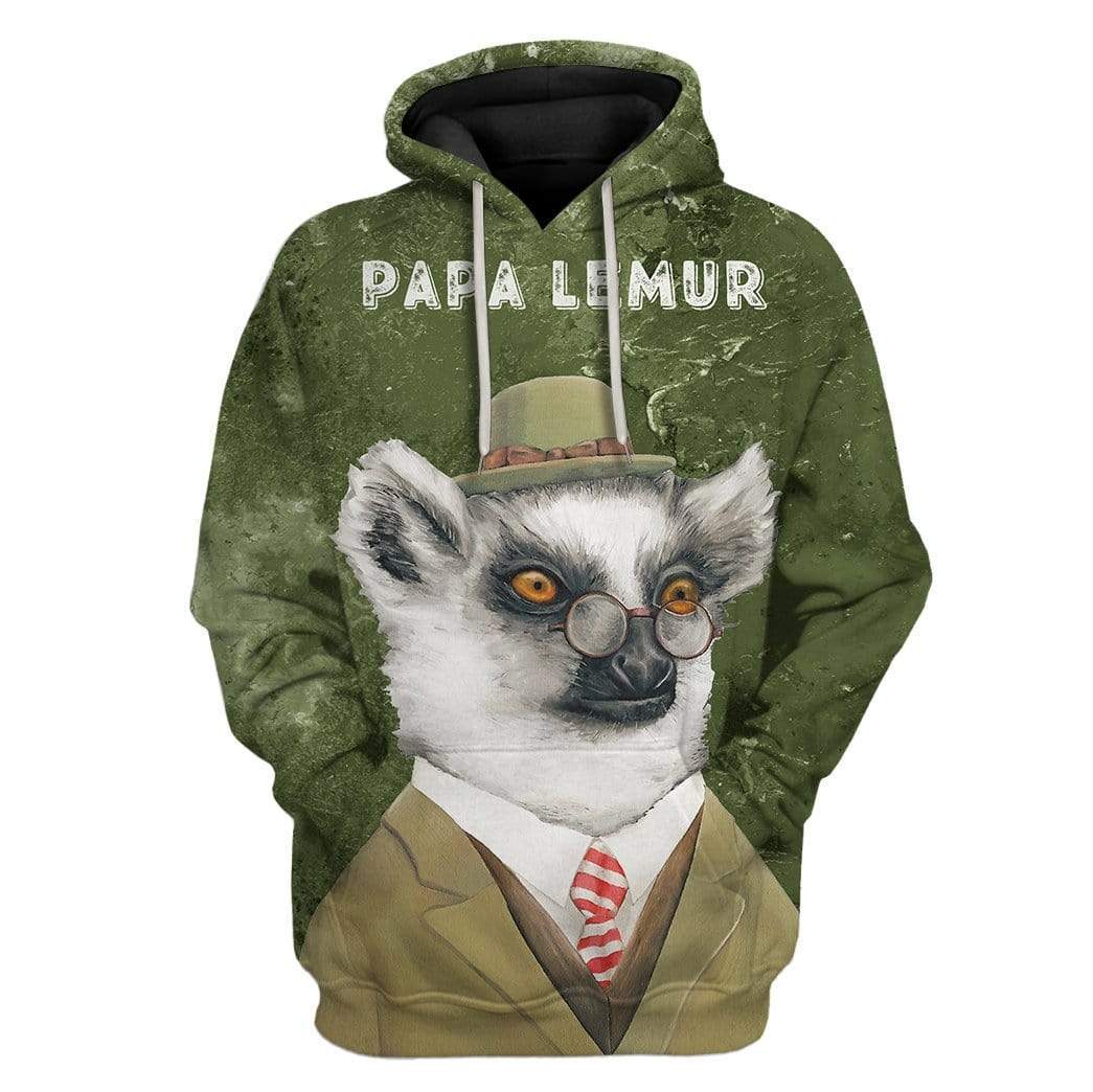 Custom T-shirt – Hoodies PAPA Lemur