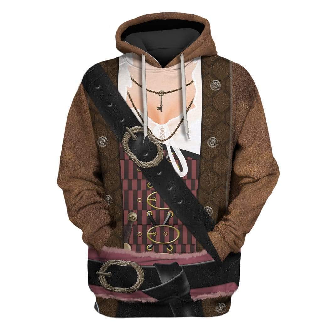 Custom T-shirt – Hoodies Pirate Lass Costume Apparel