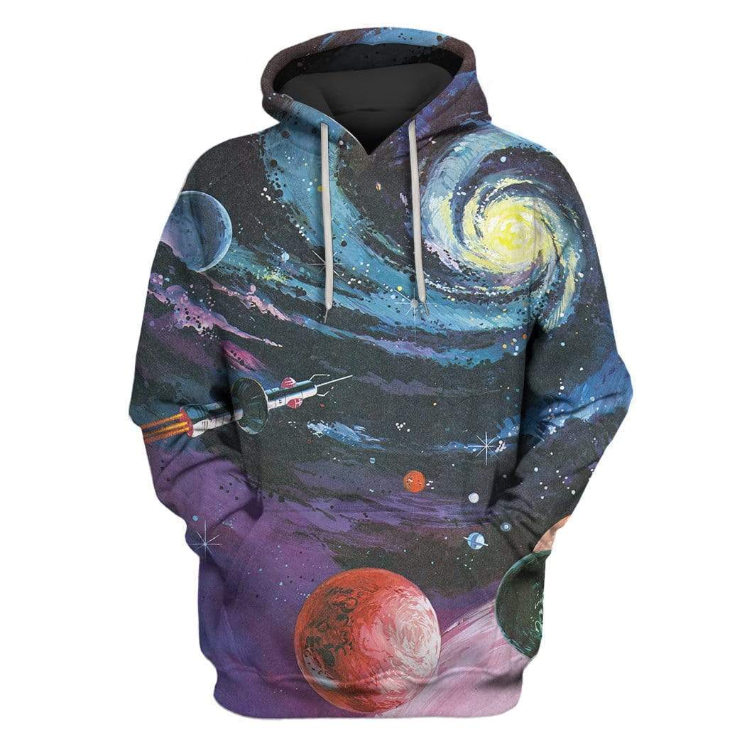 Custom T-shirt – Hoodies Science Space Paintings Apparel