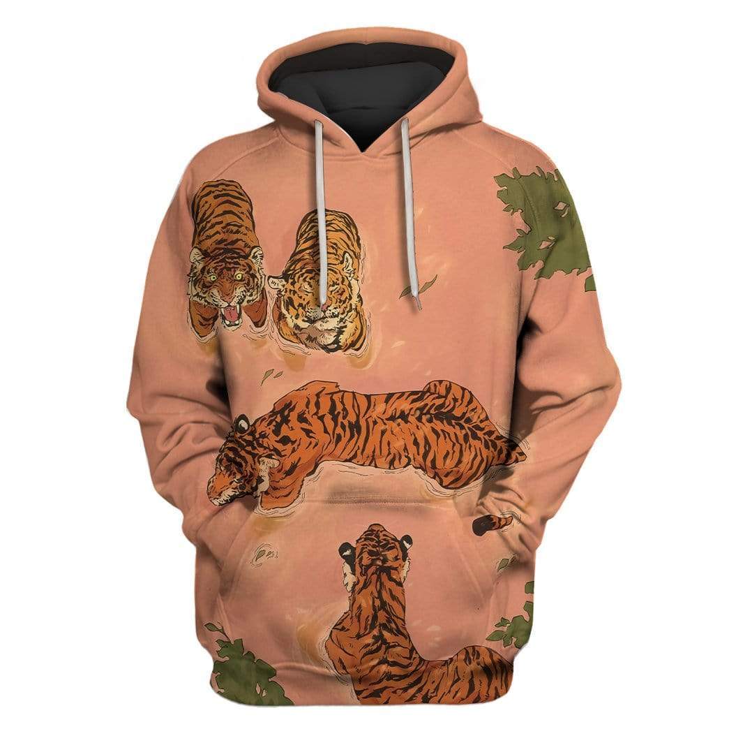 Custom T-shirt – Hoodies Tiger Beach by Vincent Cecil Apparel