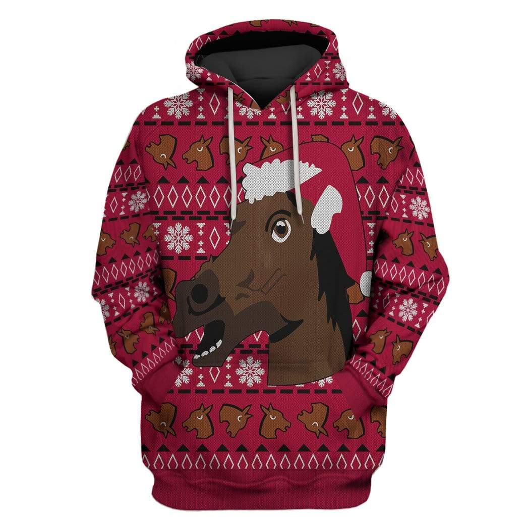 Custom T-shirt – Hoodies Ugly Christmas Horse Apparel