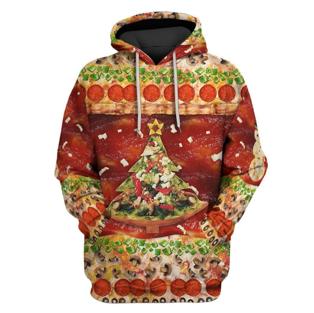 Custom T-shirt – Hoodies Ugly Christmas Serving Up Holiday Cheer Apparel