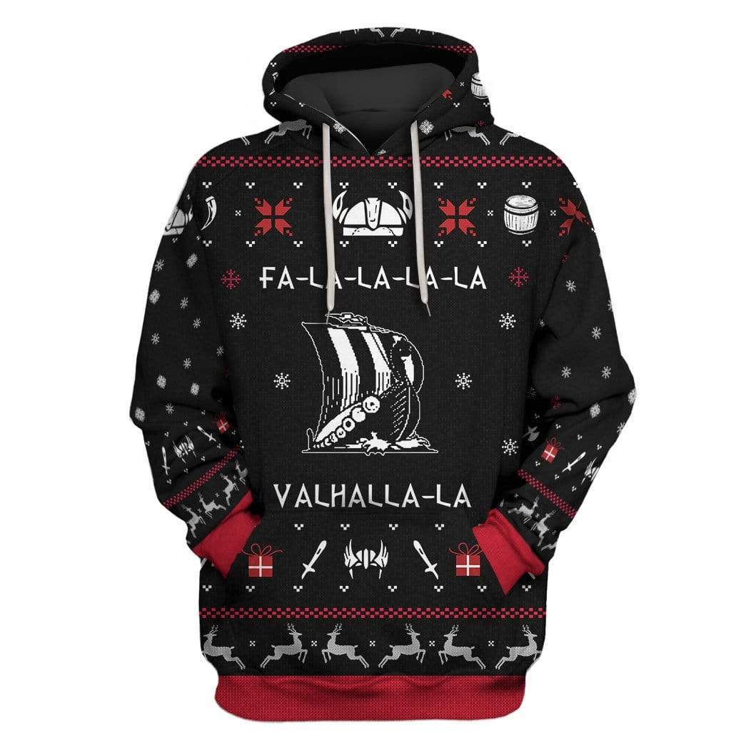 Custom T-shirt – Hoodies Ugly Christmas Valhalla Viking Apparel