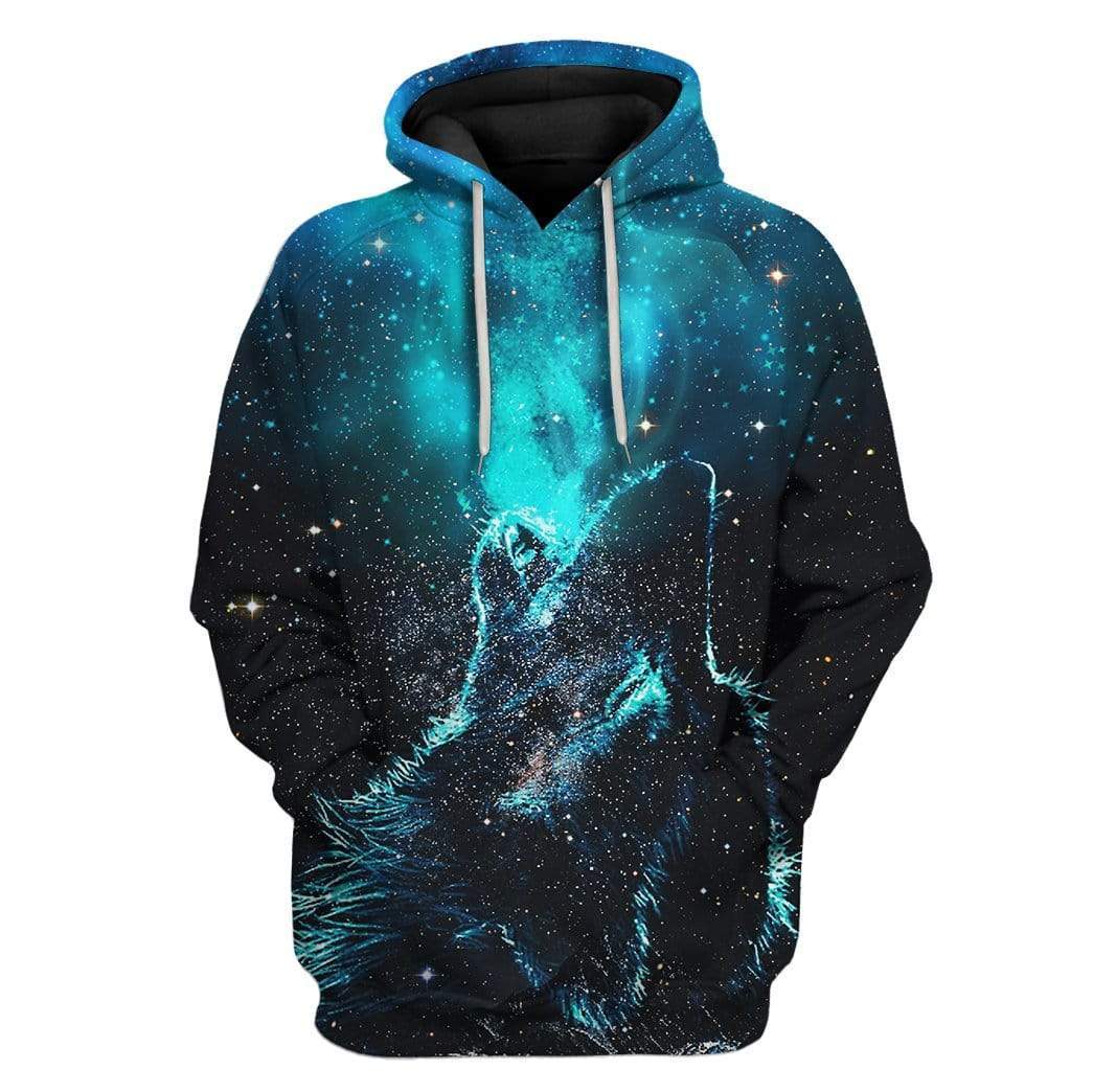 Custom T-shirt – Hoodies Wolf Galaxy