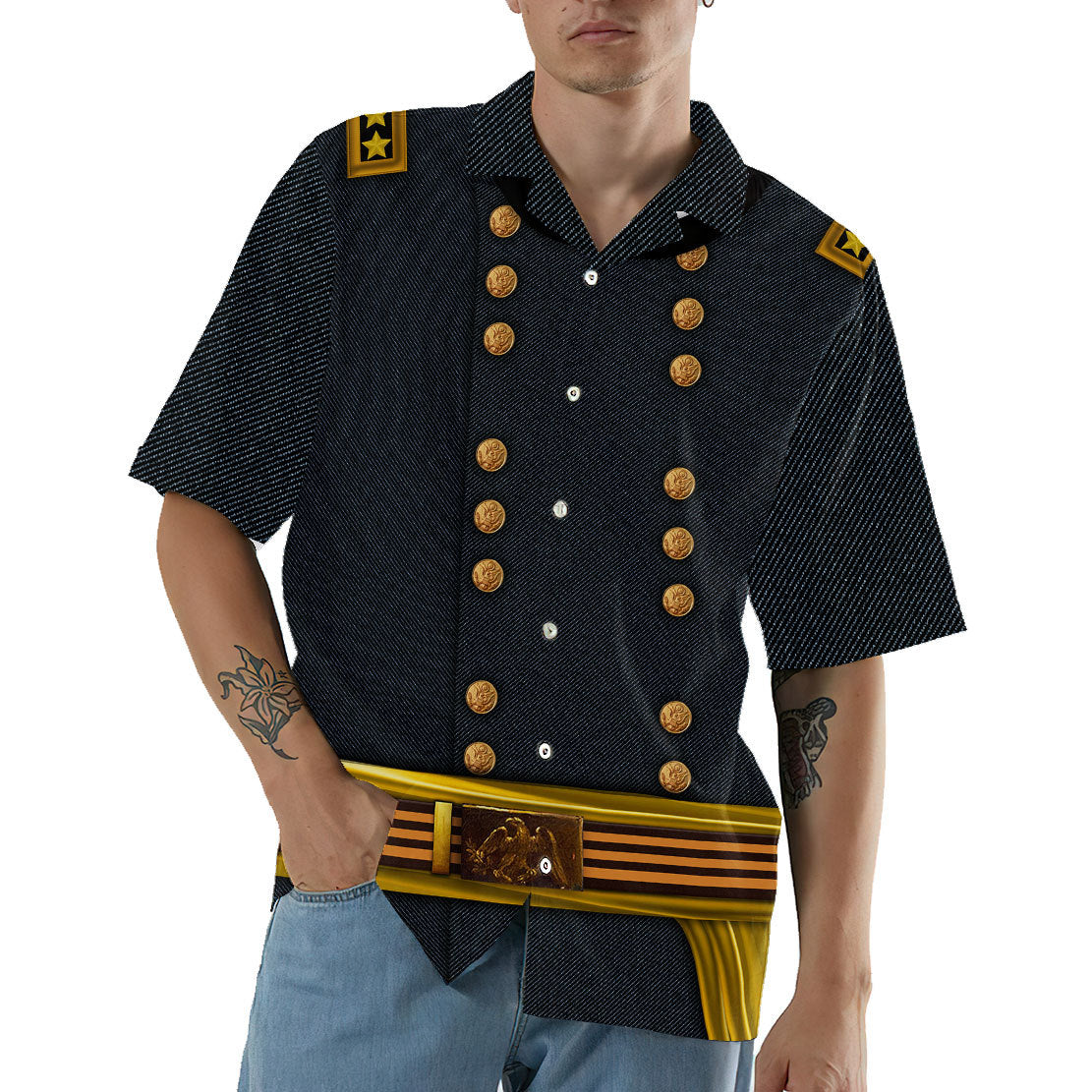 Custom Ulysses Simpson Grant Hawaii Shirt 3