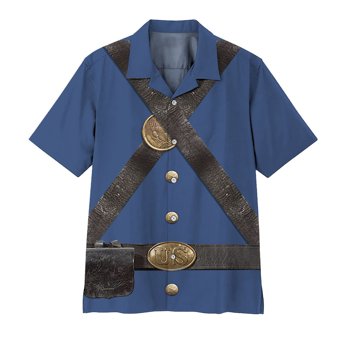 Custom Union Infantry Uniform In Civil War Hawaii Shirt