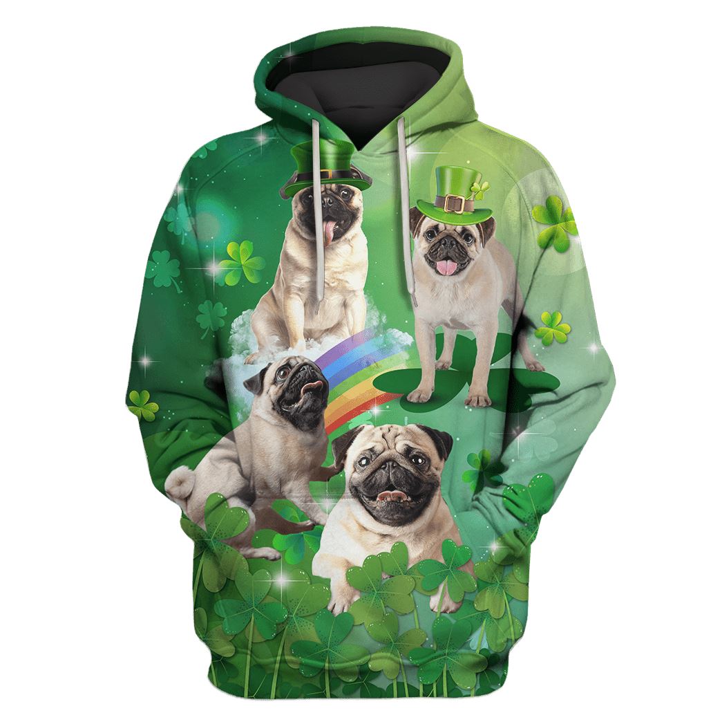 Cute Pugs Custom T-shirt – Hoodies Apparel