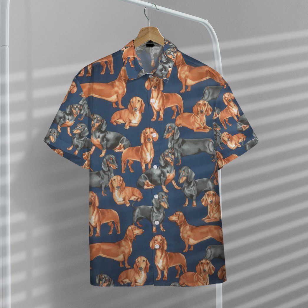 Dachshunds Dogs Custom Hawaii Shirt