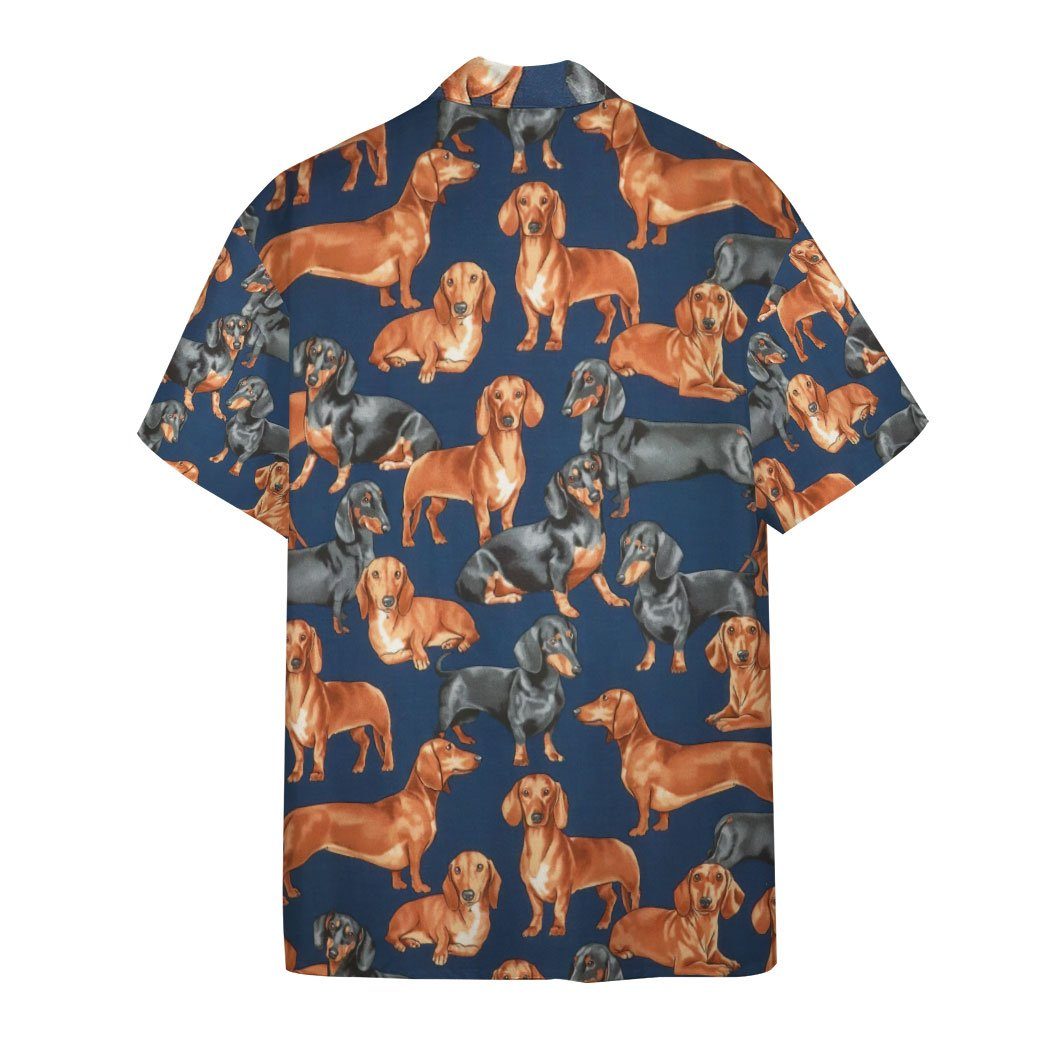 Dachshunds Dogs Custom Hawaii Shirt 1