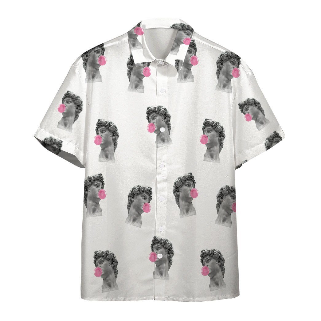 David Michelangelo Bubble Gum Custom Hawaii Shirt