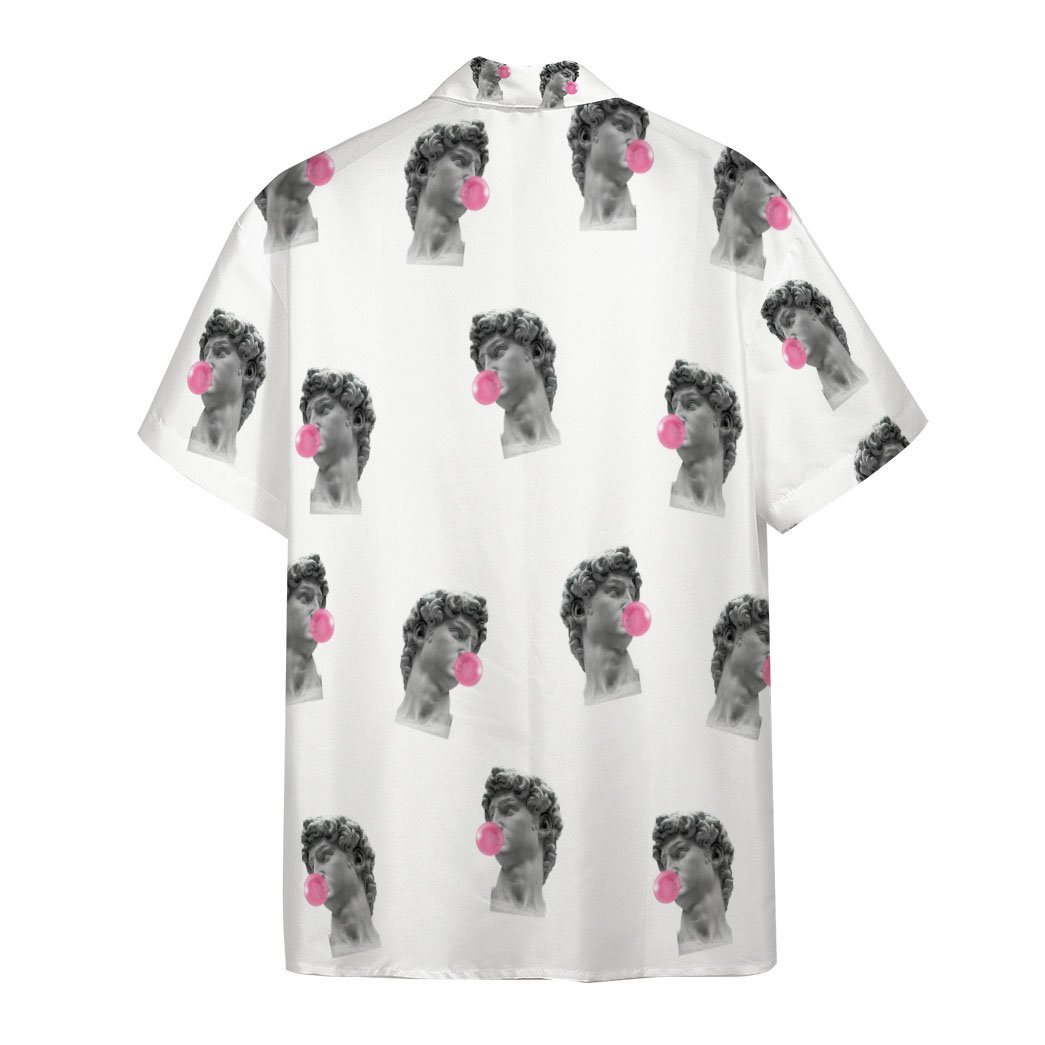 David Michelangelo Bubble Gum Custom Hawaii Shirt 1