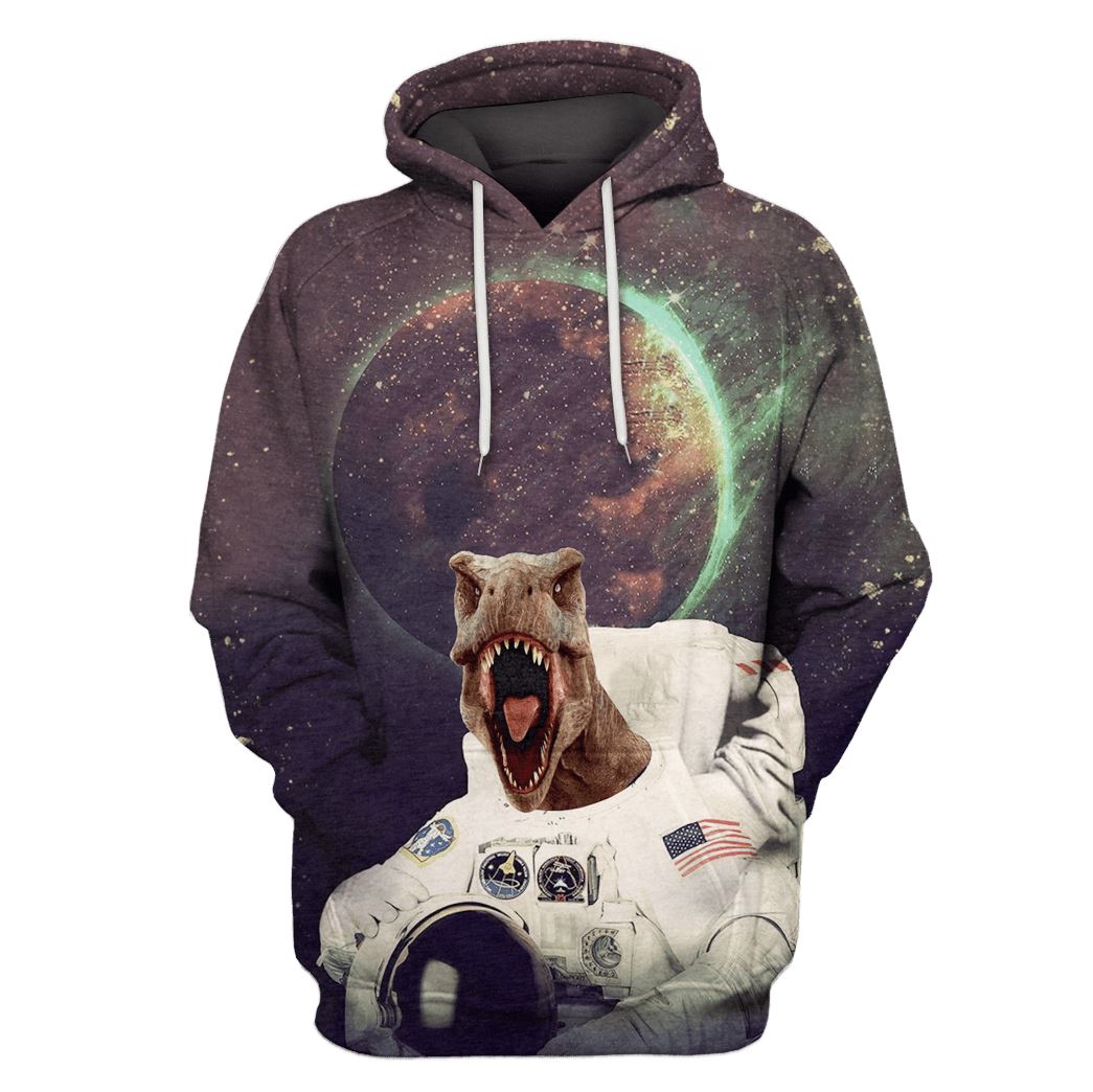 Dinosaur Astronaut Custom T-shirt – Hoodies Apparel