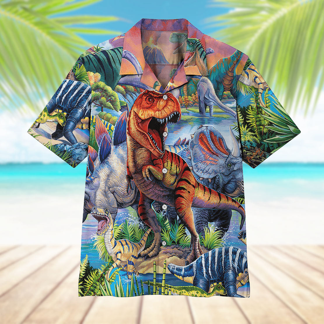Dinosaur Population Hawaii Shirt 7