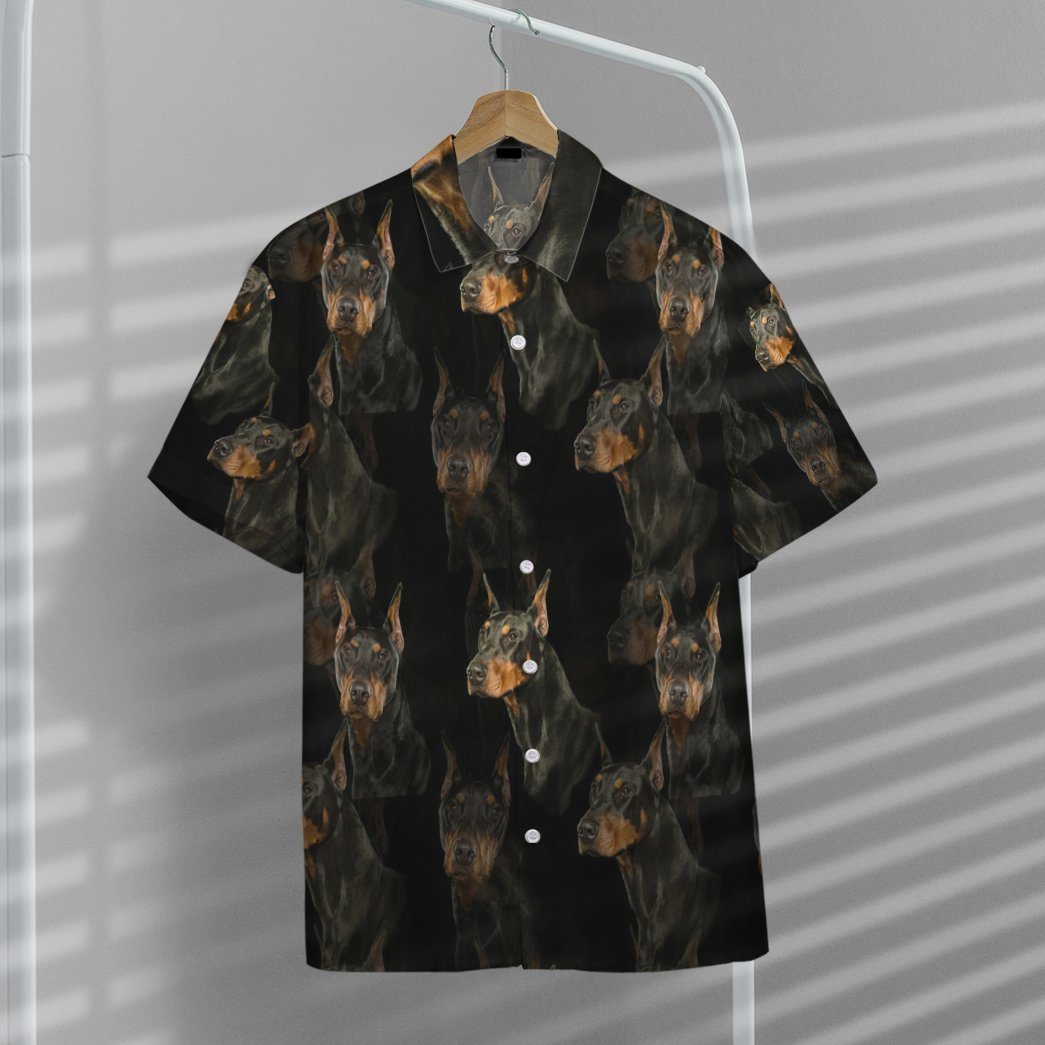 Doberman Dogs Custom Hawaii Shirt 7