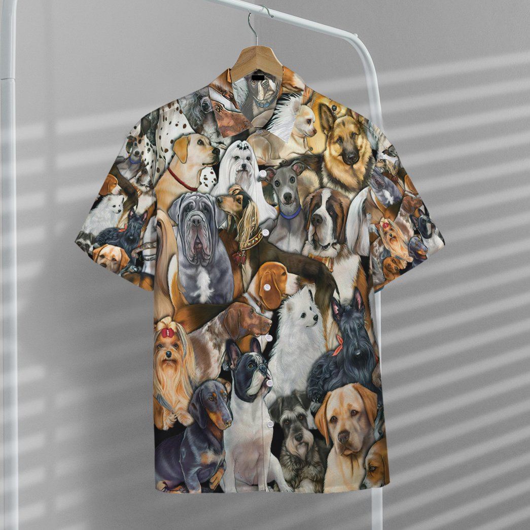 Dog World Custom Short Sleeve Shirt