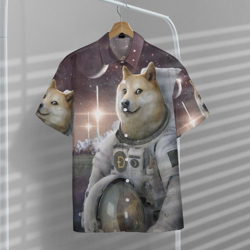 Doge To The Moon Custom Hoodie Tshirt Apparel