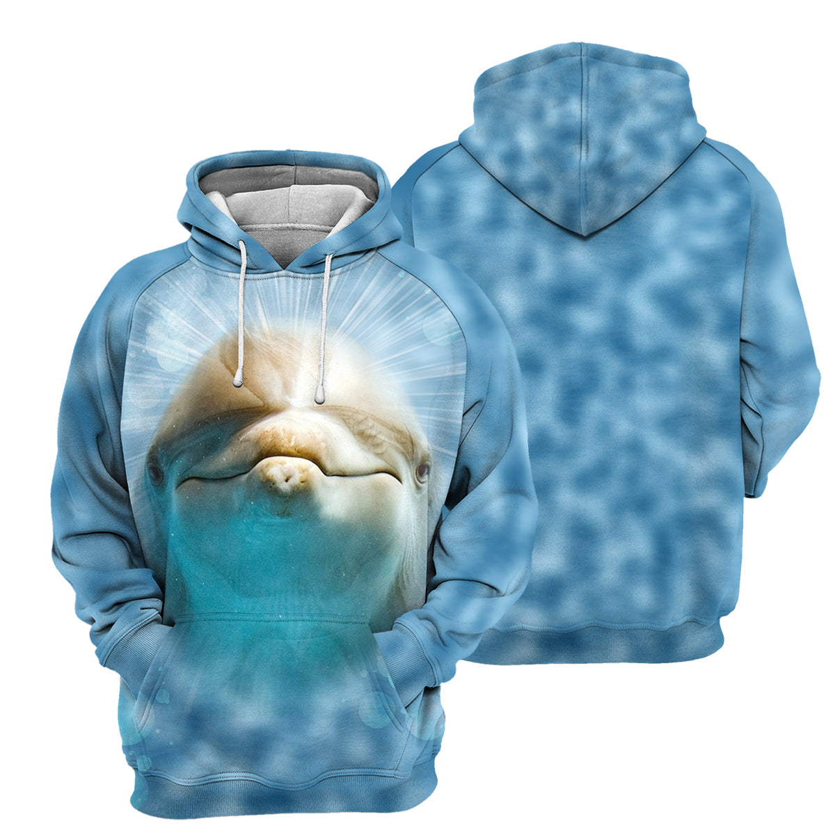 Dolphin Unique All Over Print T-Shirt Hoodie Gift Ideas