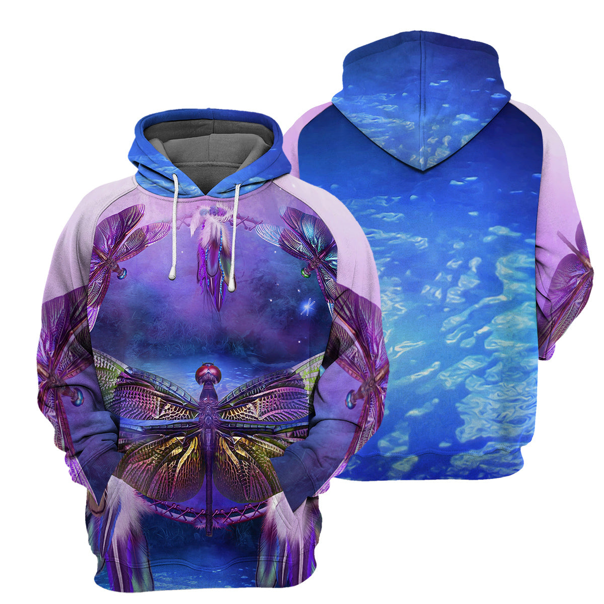Dragonflies Unique All Over Print T-Shirt Hoodie Gift Ideas