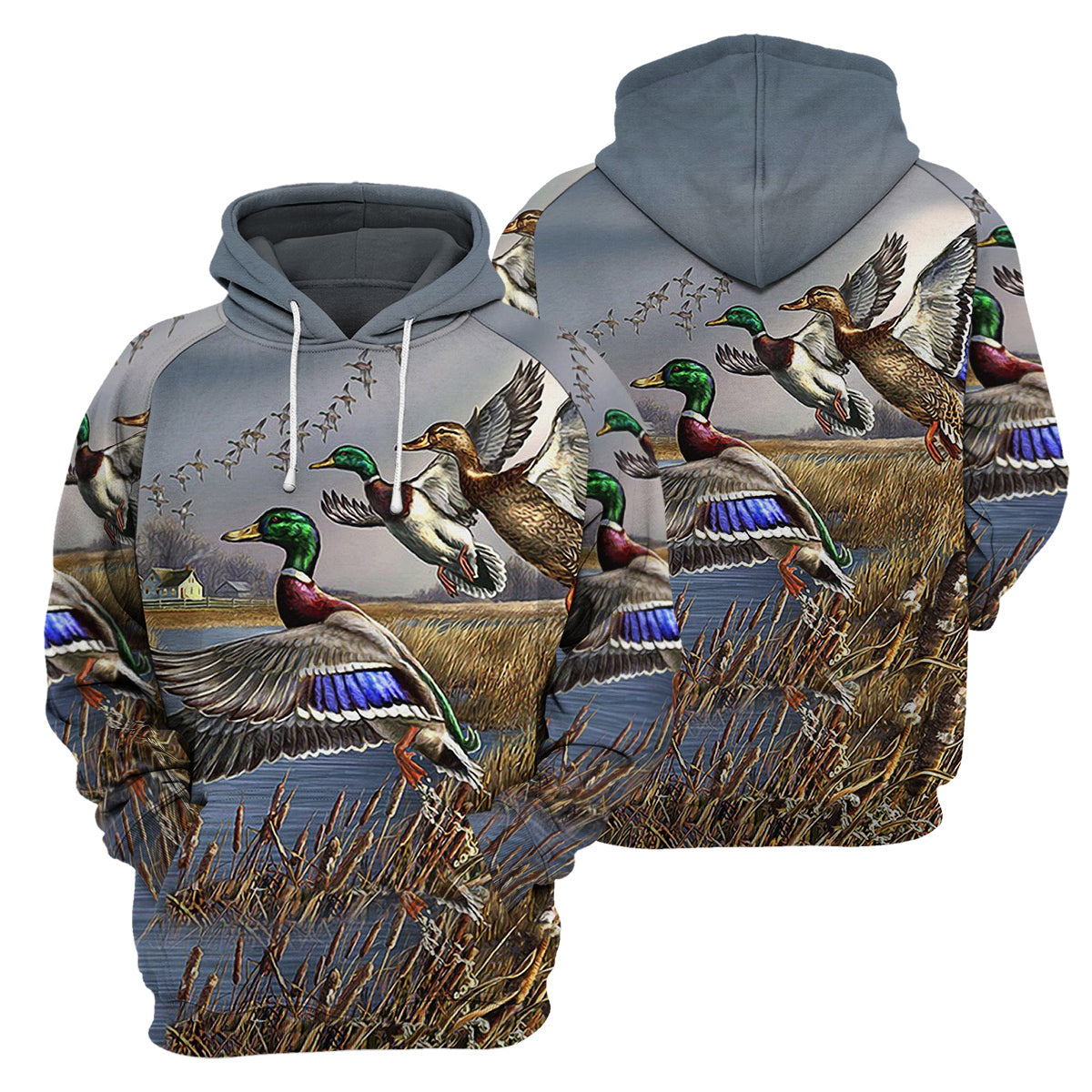 Duck Hunting Unique All Over Print T-Shirt Hoodie Gift Ideas