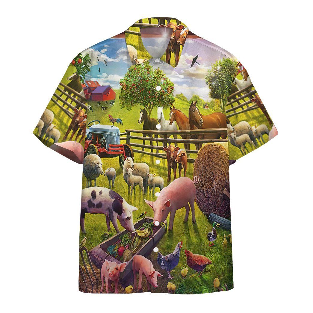 Farm Animal Hawaii Shirt