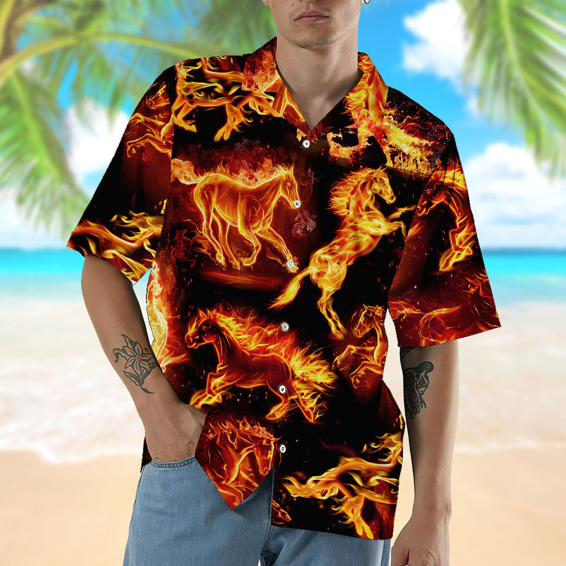 Fire Horse Hawaii Shirt 13