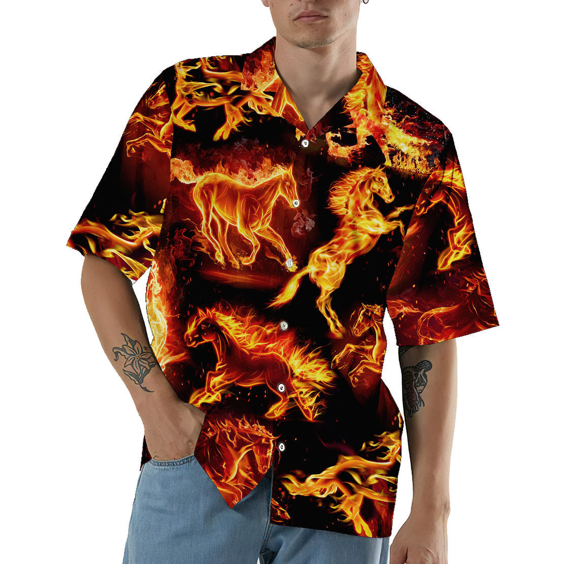 Fire Horse Hawaii Shirt 3