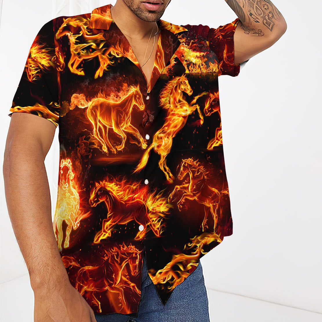 Fire Horse Hawaii Shirt 5