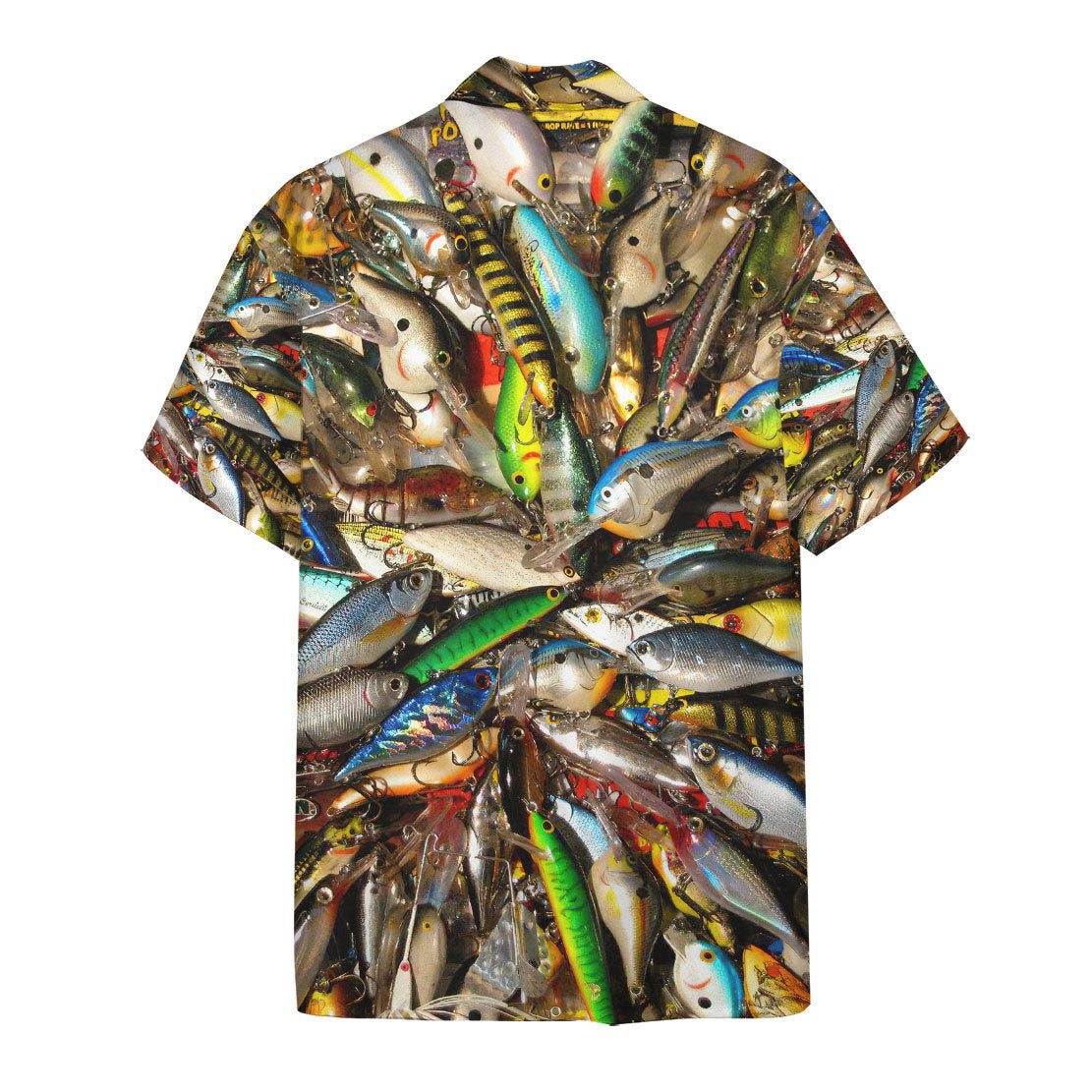 Fishing Baits Stainless Steel Hawaii Shirt 1