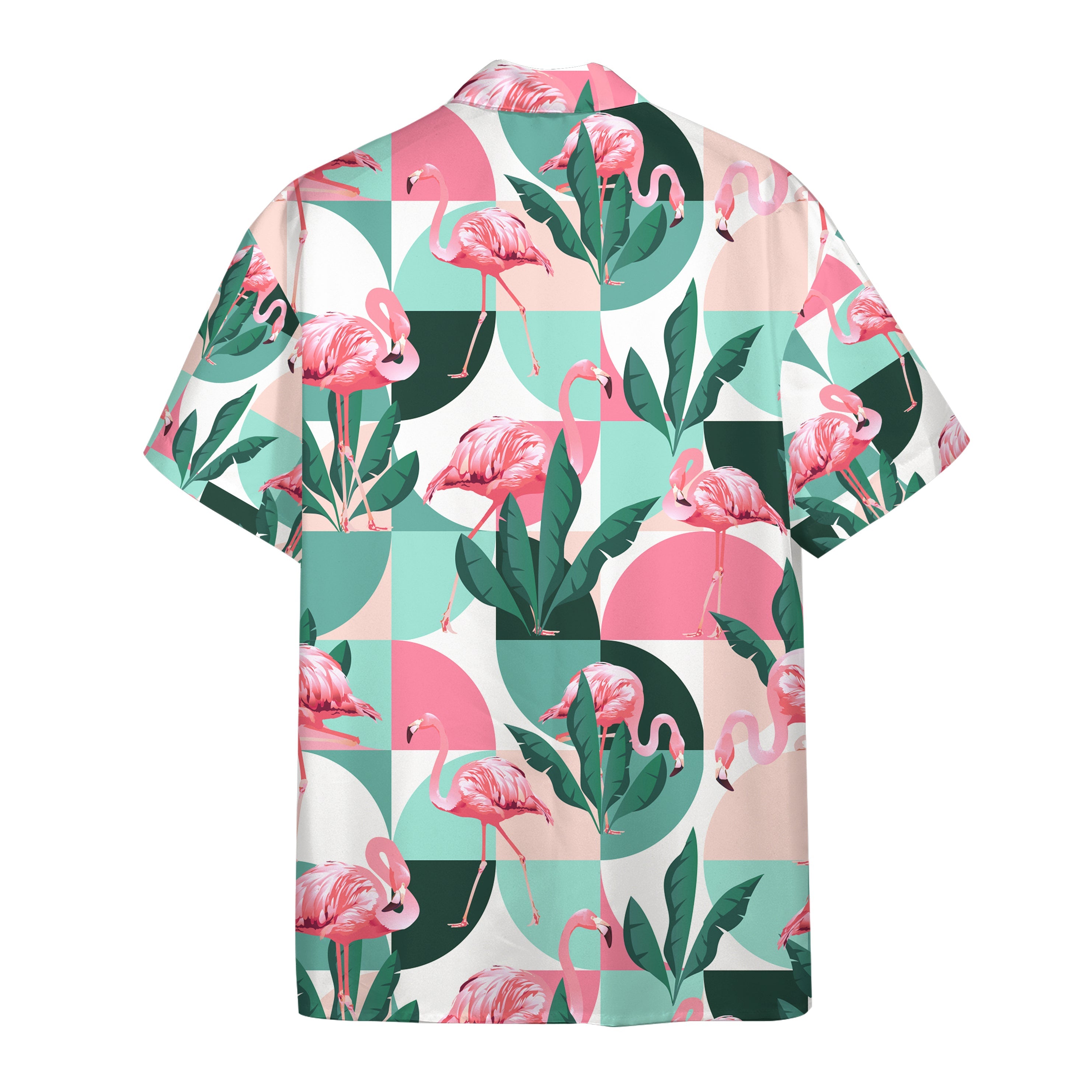 Flamingo Exotic Patchwork Patterns Custom Hawaii Shirt 1