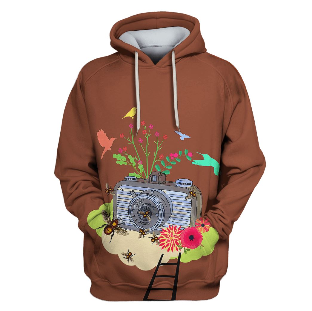 Flower Camera Custom T-shirt – Hoodies Apparel