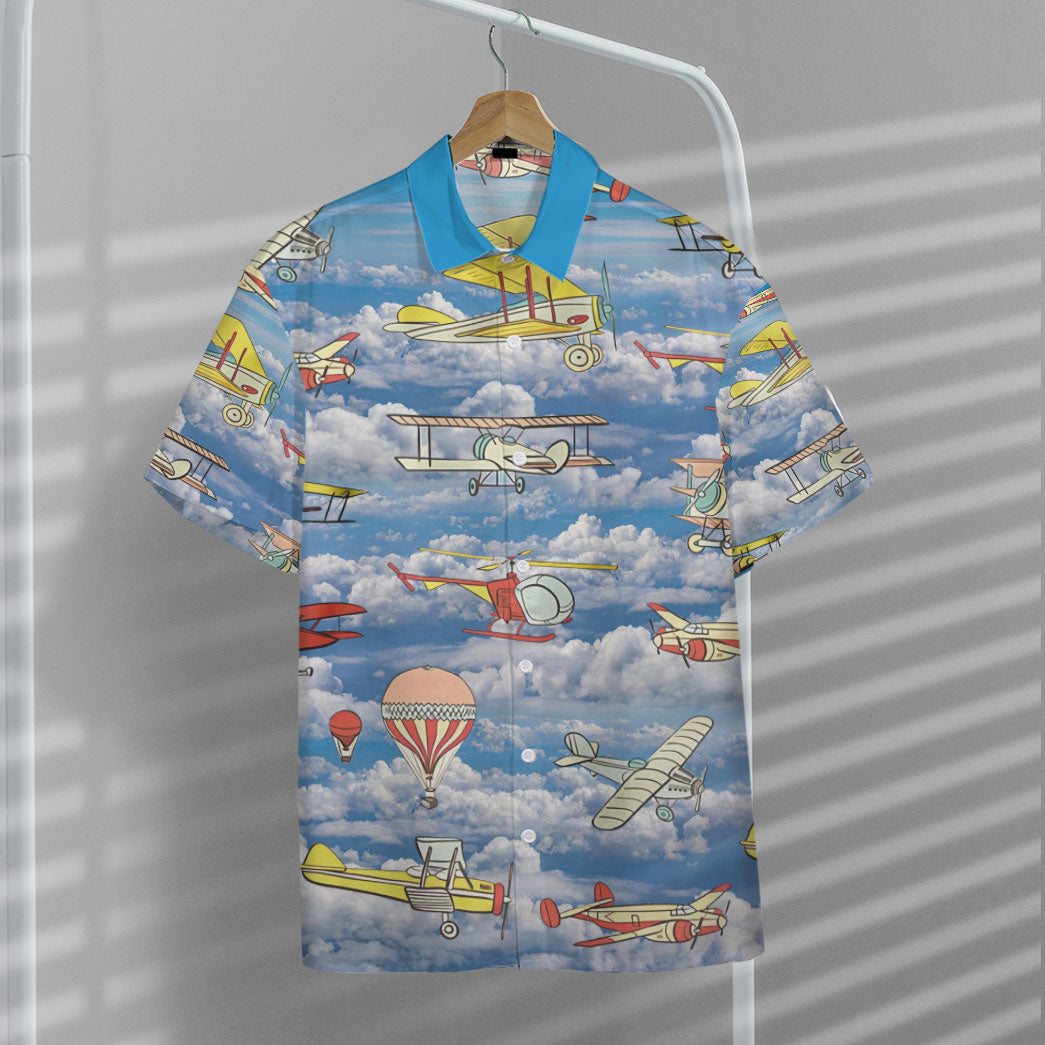 Fly Away Planes Custom Hawaii Shirt 9