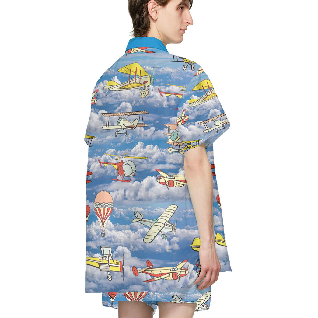 Fly Away Planes Custom Hawaii Shirt 5