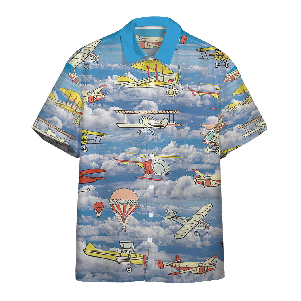 Fly Away Planes Custom Hawaii Shirt