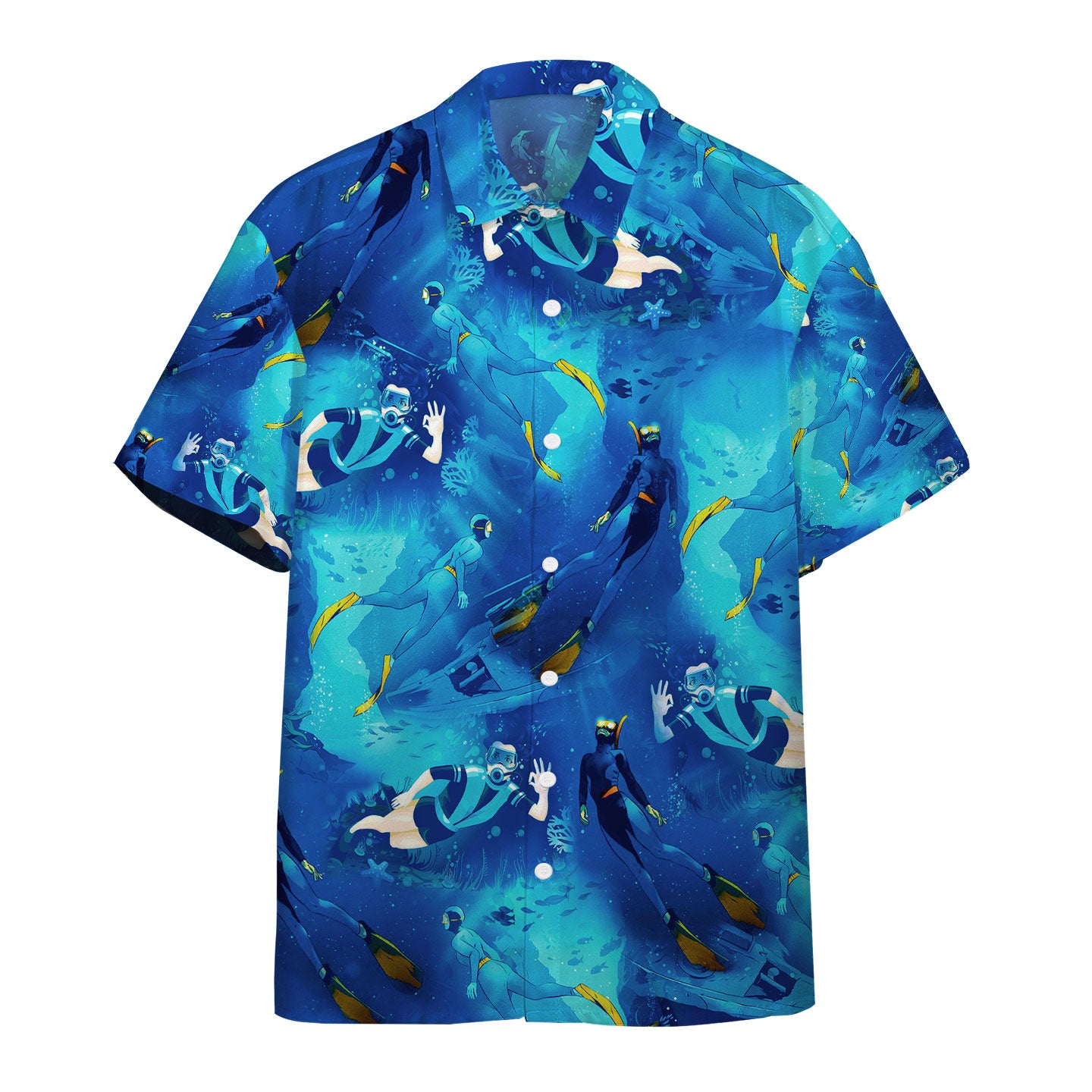 Freediving Custom Name Hawaii Shirt
