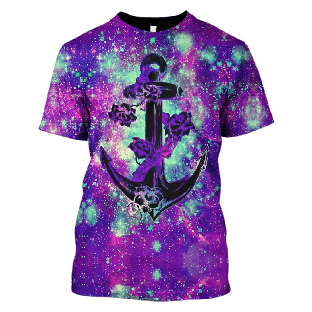 Galaxy Anchor Hoodies T-Shirt Apparel