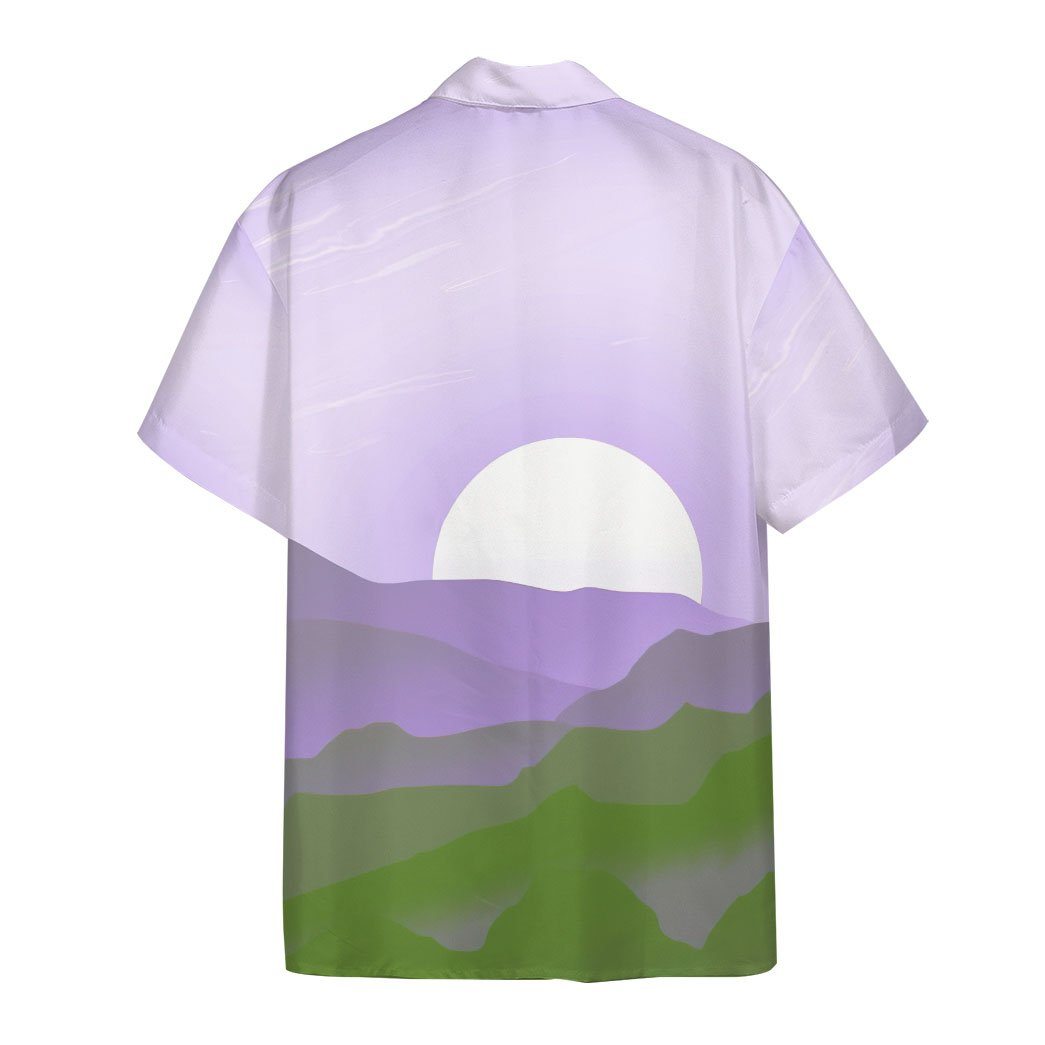 Genderqueer Pride Sunrise Custom Hawaii Shirt 1