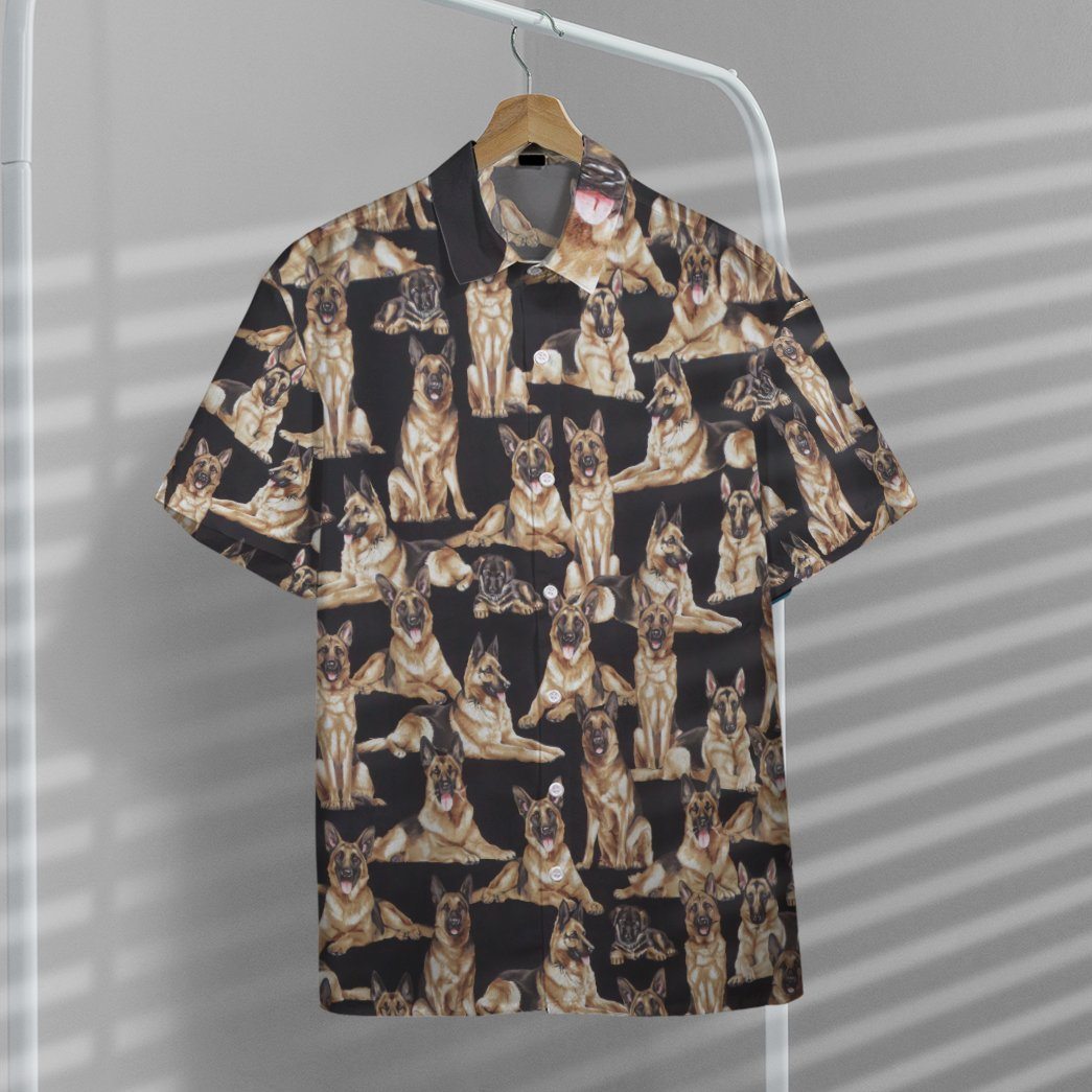 German Shepherd Dogs Custom Hawaii Shirt