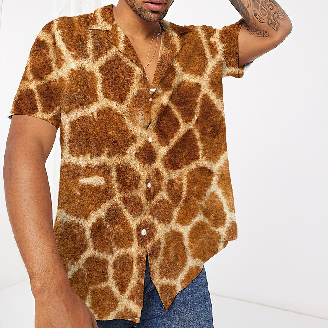 Giraffe Hawaii Shirt 5