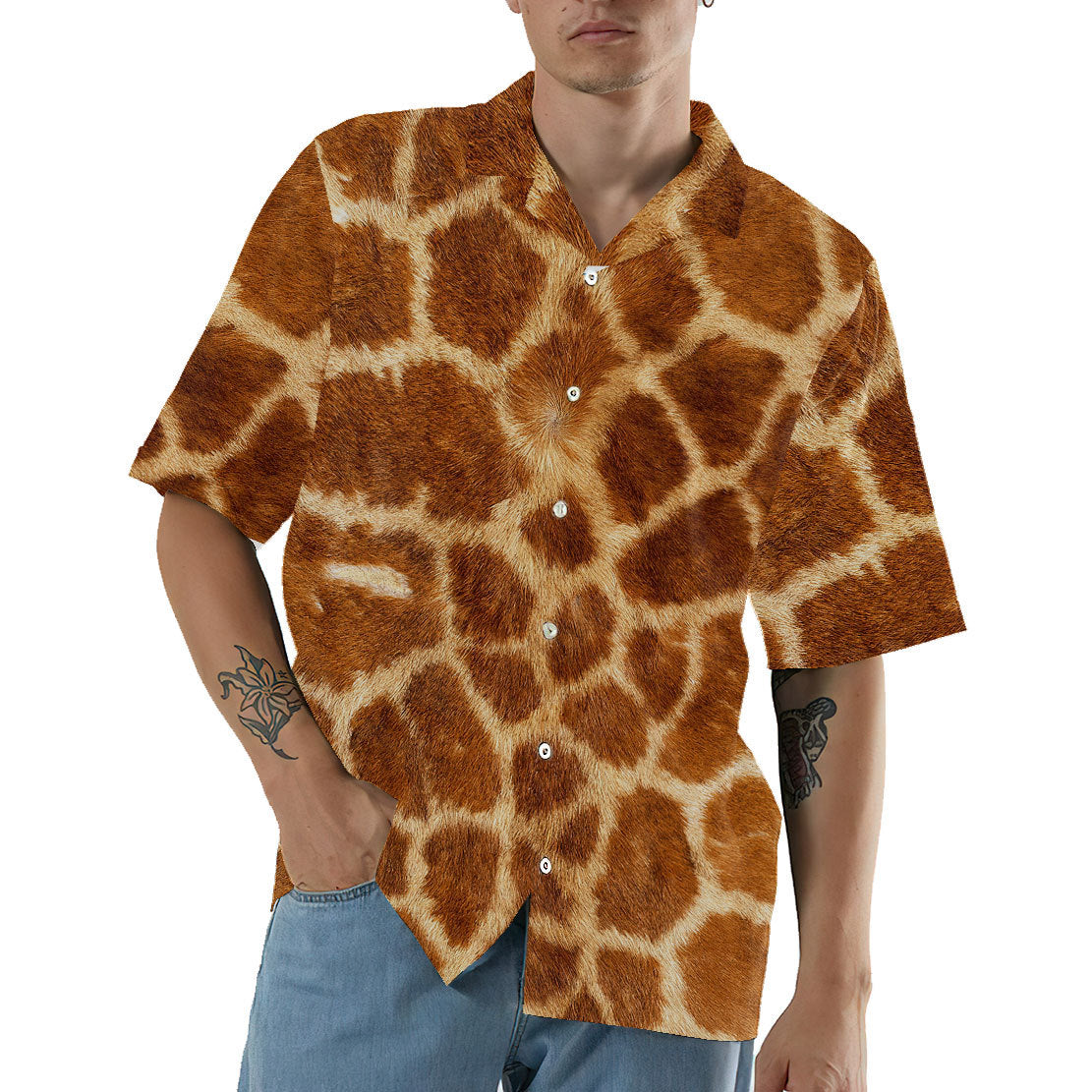 Giraffe Hawaii Shirt 3