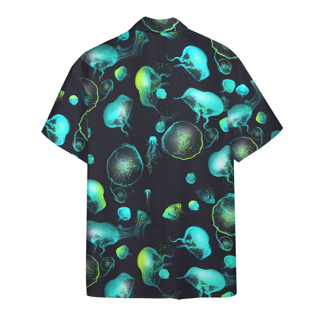 Glowing Jellyfish Hawaii Shirt 1