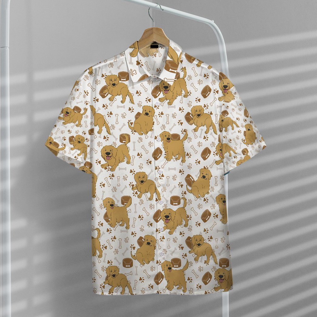 Golden Retriever Custom Hawaii Shirt 7